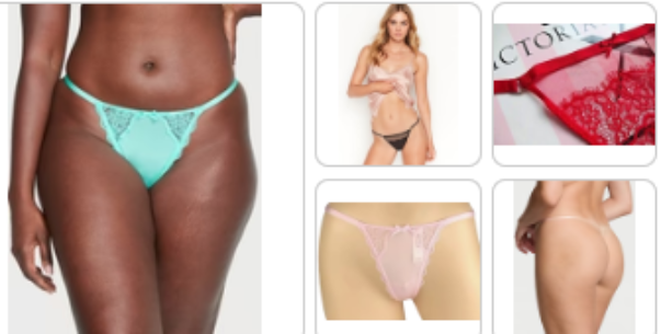 Hilo diferentes encajes y colores Victoria´s Secret