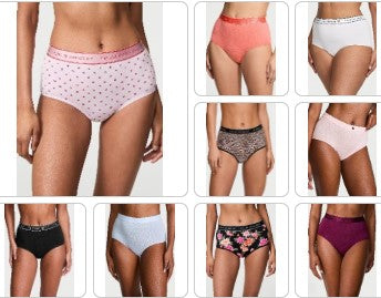 Panty de algodon a la cintura con logo