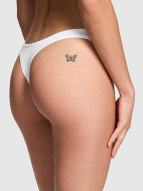 Tanga de Algodón pierna alta, navideño Pink- Victoria´s Secret