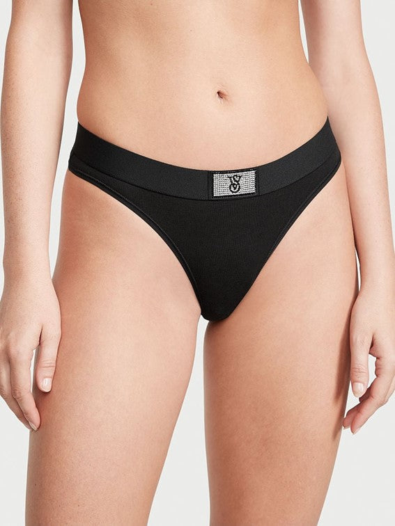 Tanga de algodón con logo Victoria´s Secret