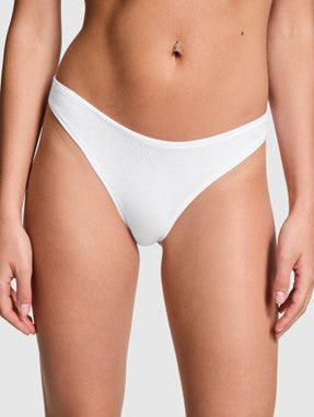 Tanga de Algodón pierna alta, navideño Pink- Victoria´s Secret
