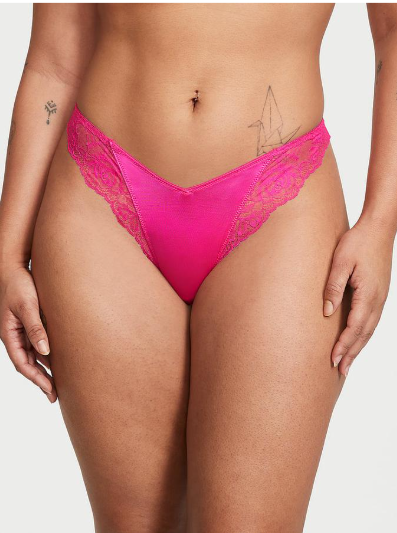 Tanga de pierna alta con tiras en la espalda, Victoria's Secret