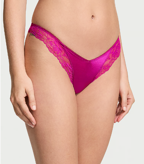 Tanga de pierna alta con tiras en la espalda, Victoria's Secret