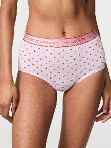 Panty de algodon a la cintura con logo