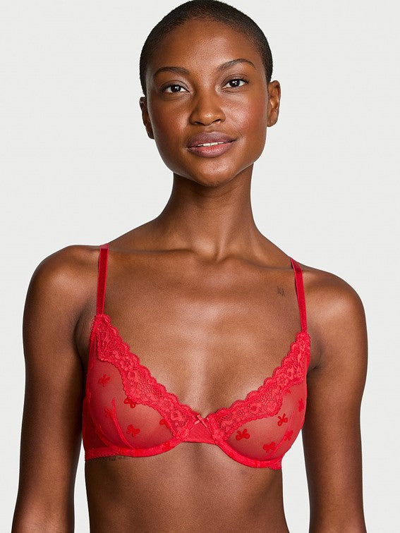 Brasier de media copa sin forro de malla Tease, Victoria's Secret