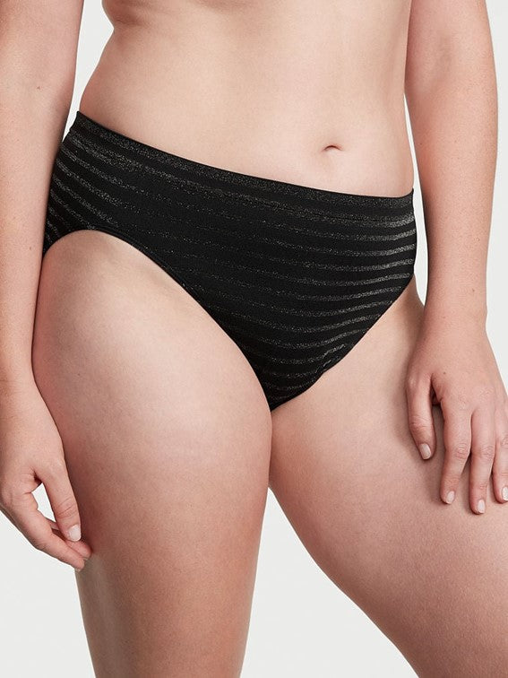 Panty de algodón elástico pierna alta
