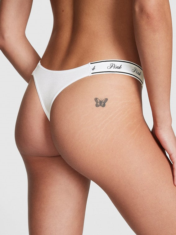 Tanga de Algodón Logo Pink, Victoria's Secret