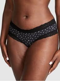Cheeky de algodón con cintura de encaje Victoria'S Secret