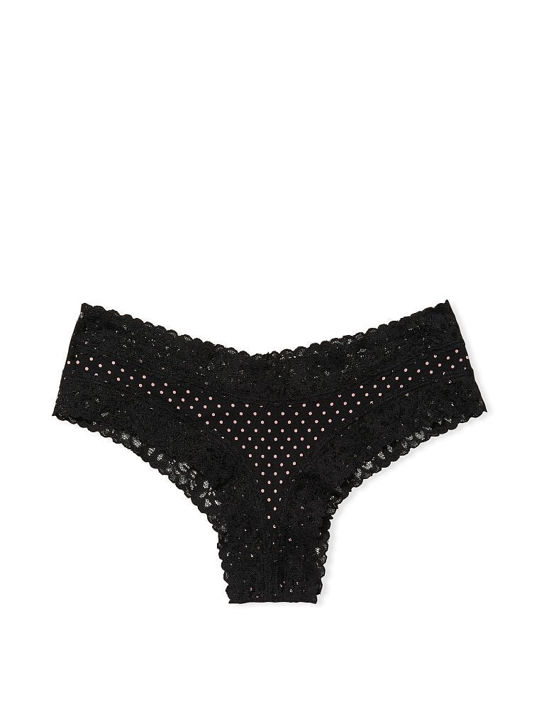 Cheeky de algodón con cintura de encaje Victoria'S Secret
