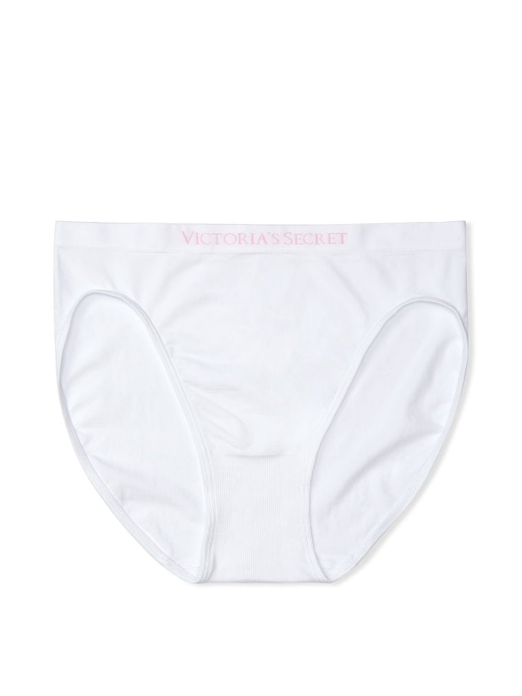 Panty de algodón elástico, pierna alta Victoria´S Secret.