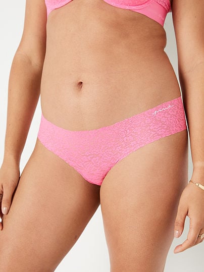 Panty invisible de encaje suave, Pink, Victoria's Secret