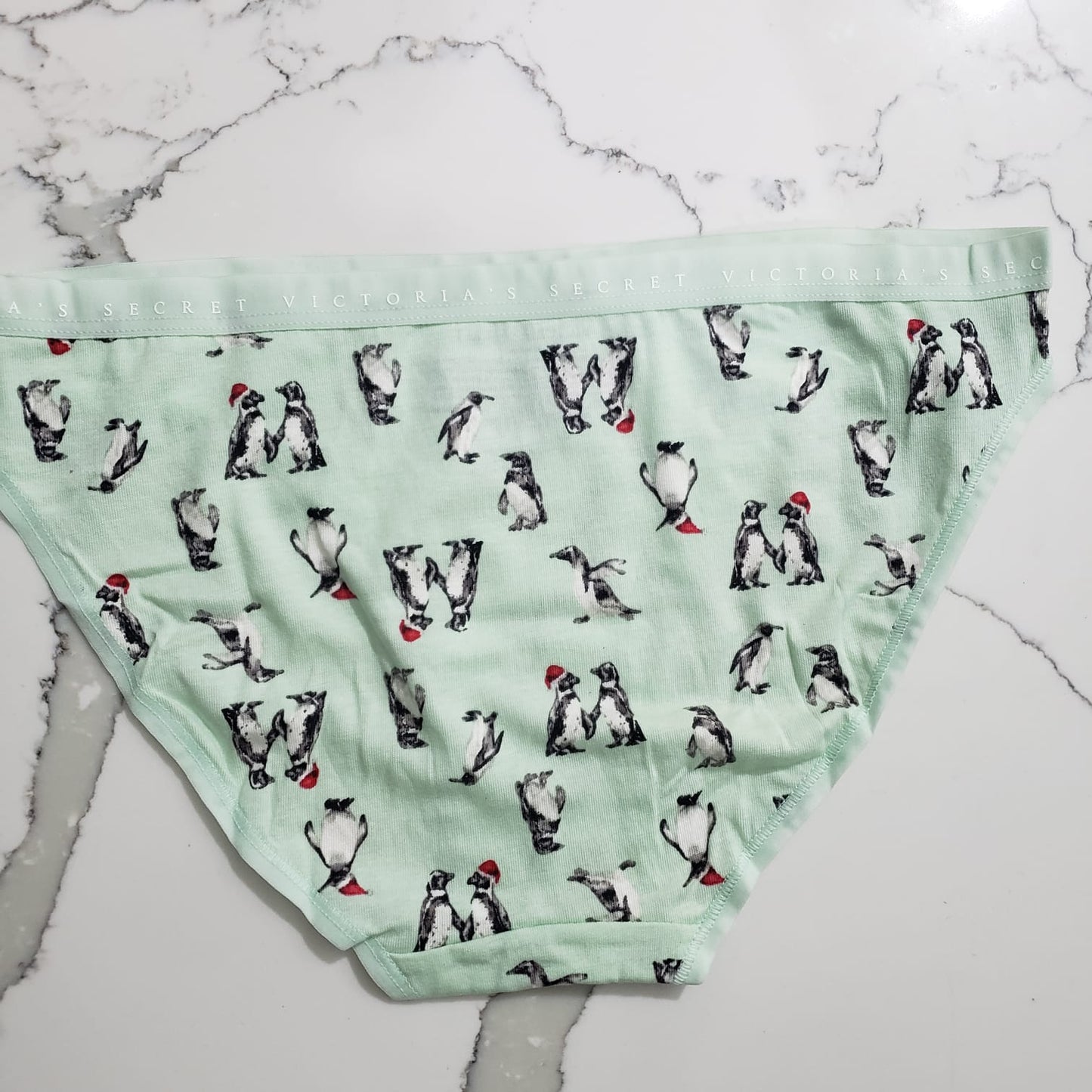 Bragas estilo bikini de algodón con cintura elástica navideñas Victoria's Secret