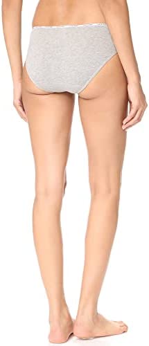 CALVIN KLEIN - Calzones de algodón elástico con logo y de corte tipo bikini para mujer,