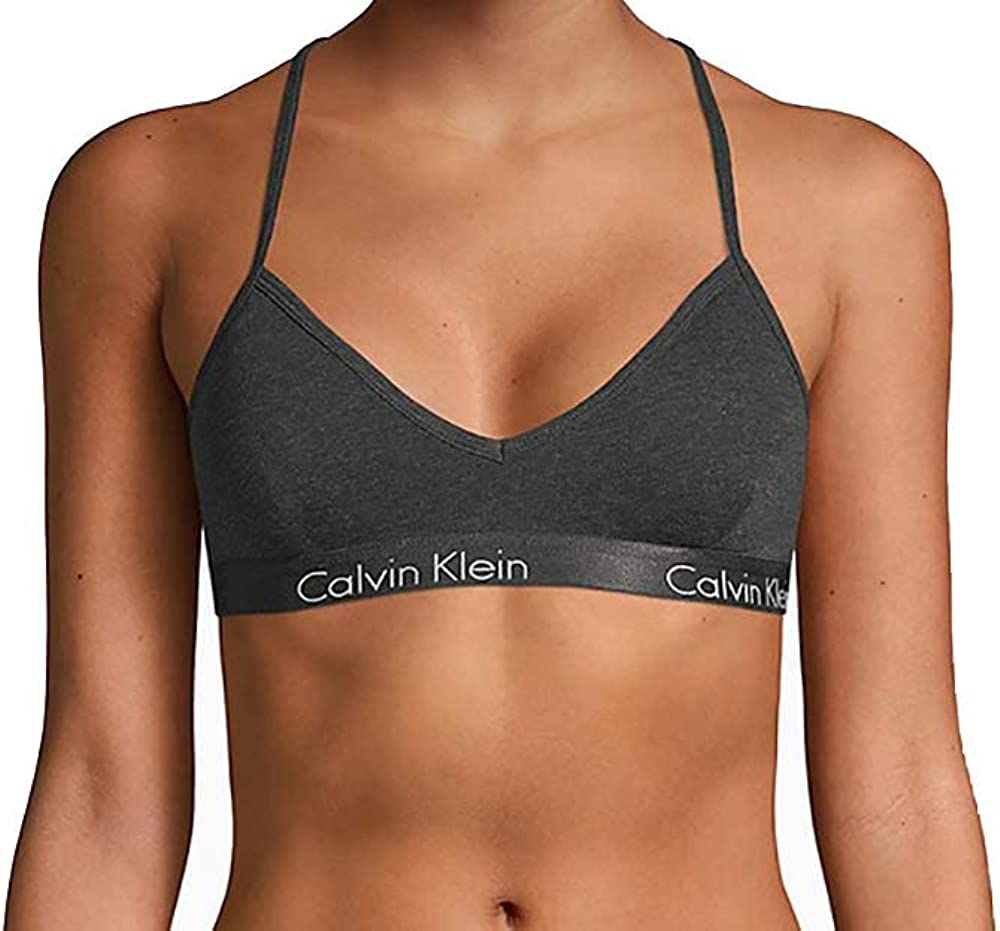 Bralette Calvin Klein de algodón con forro liviano, para mujer