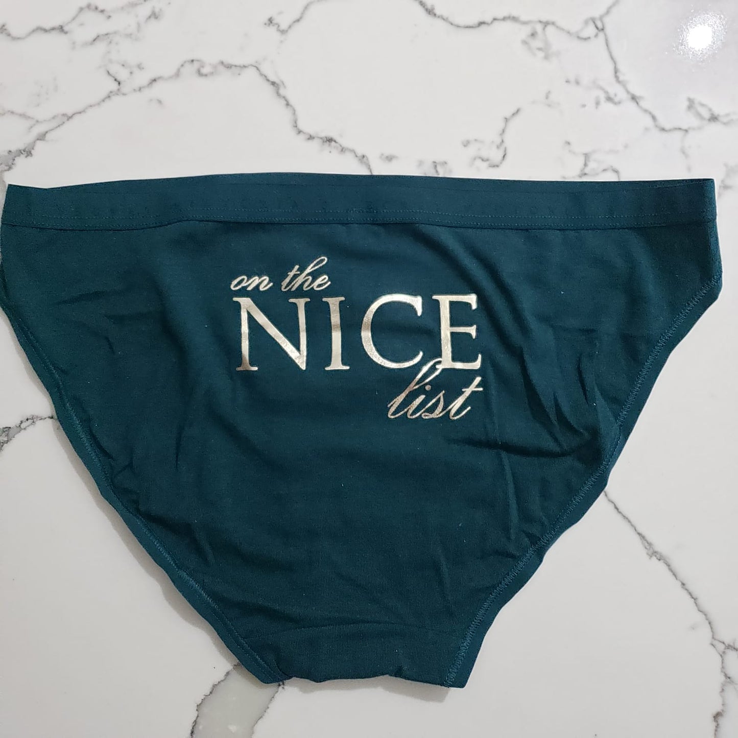 Bragas estilo bikini de algodón con cintura elástica navideñas Victoria's Secret