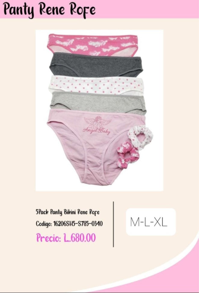 Panty pack 5 Rene Rofe