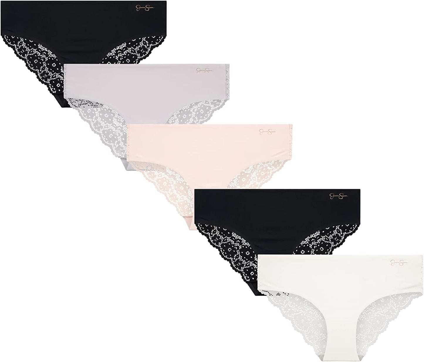 Jessica Simpson Ropa interior para mujer, calzoncillos hipster sin costuras