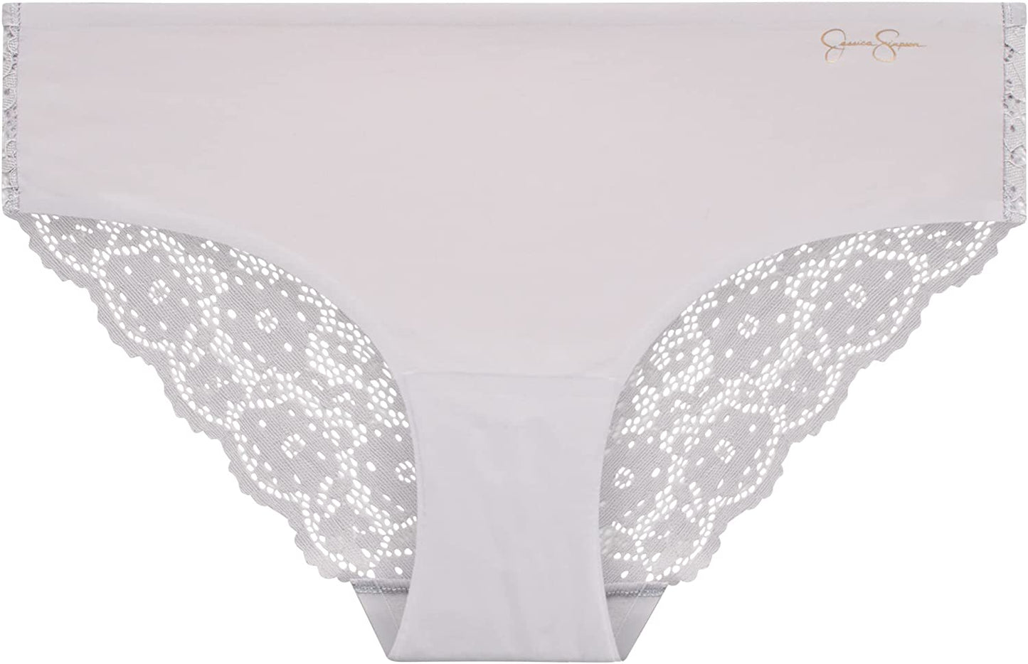Jessica Simpson Ropa interior para mujer, calzoncillos hipster sin costuras