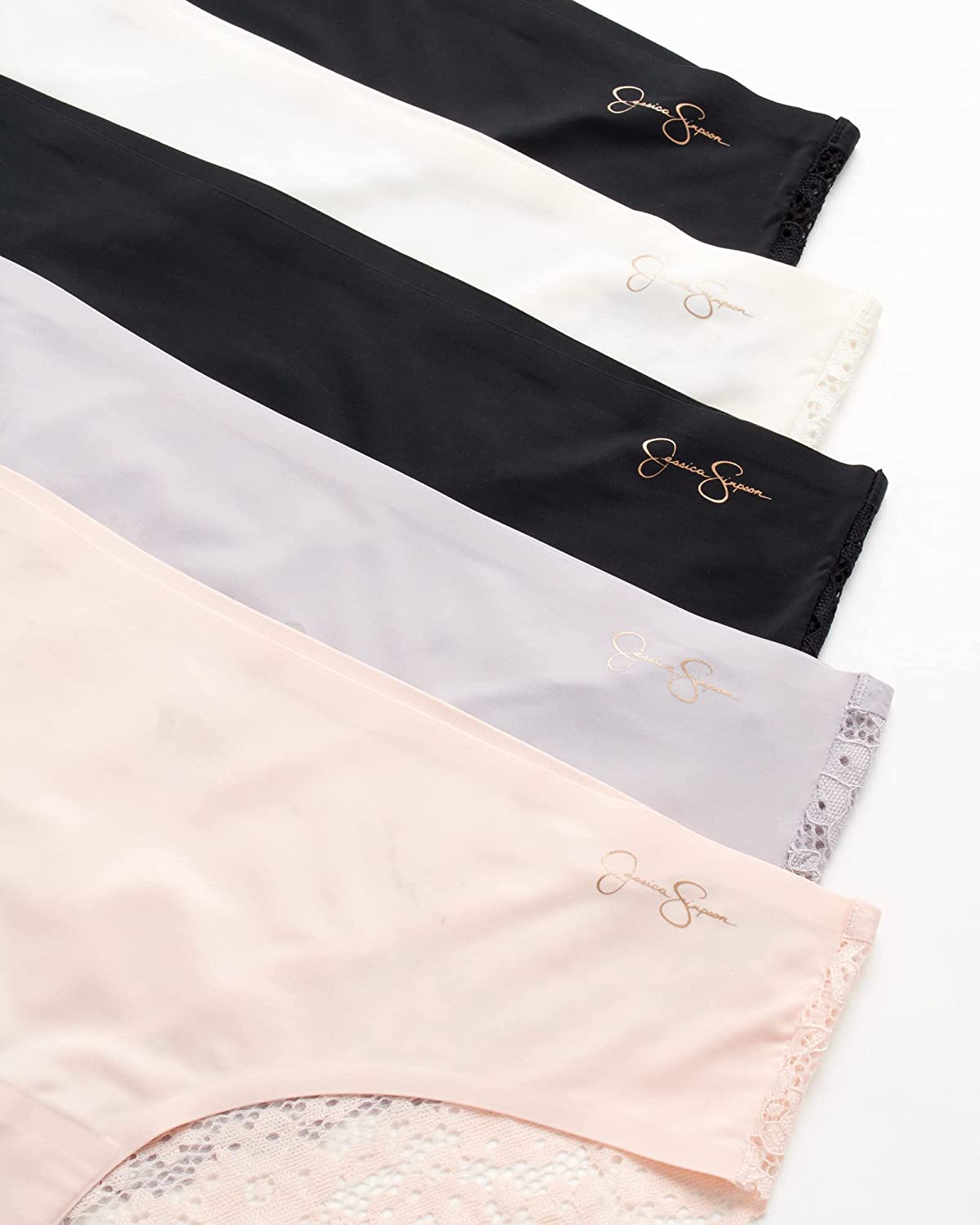 Jessica Simpson Ropa interior para mujer, calzoncillos hipster sin costuras