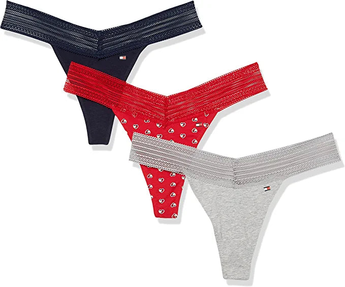 Tommy Hilfiger tangas de tela de algodón