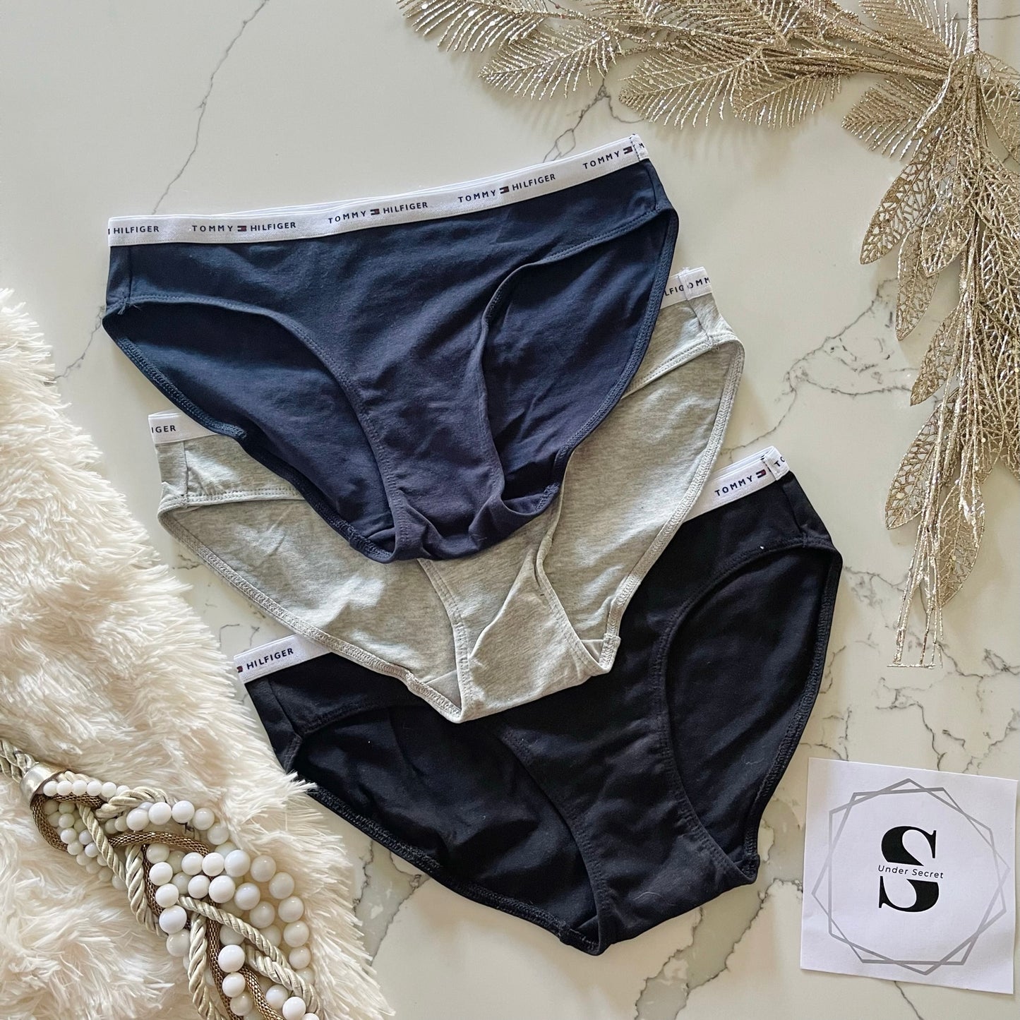 Tommy Hilfiger, bragas tipo bikini de algodón