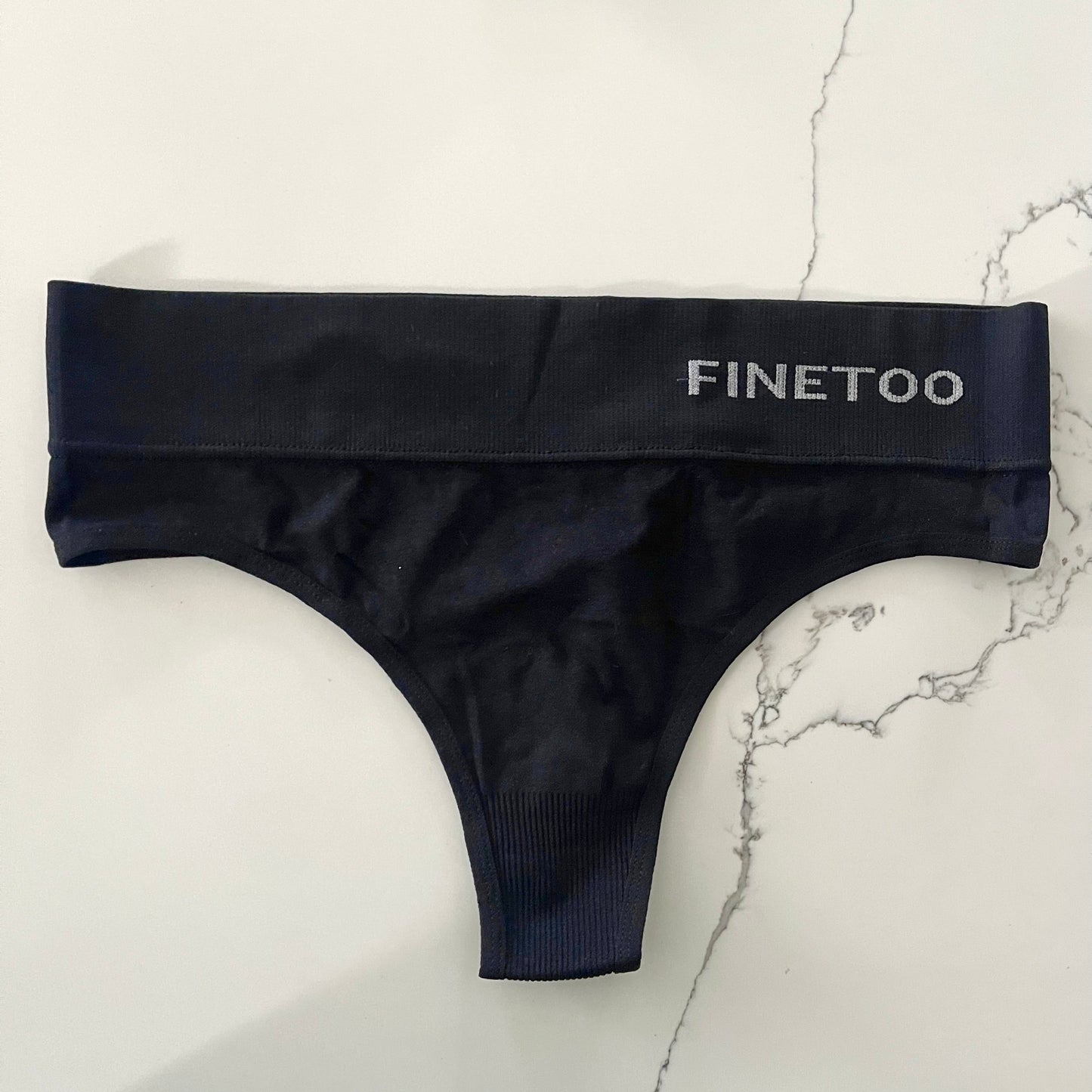 FINETOO Tangas de cintura alta super strech