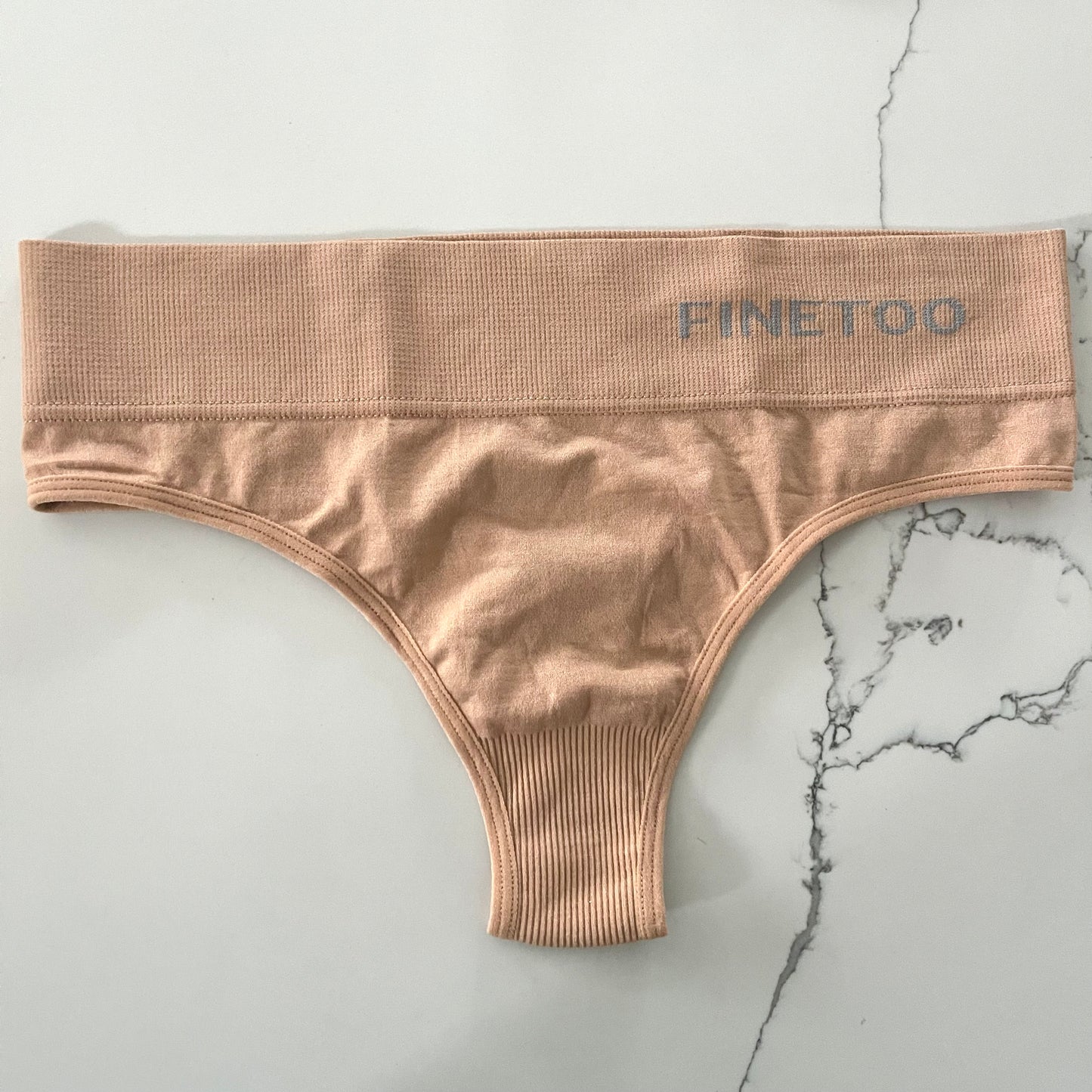 FINETOO Tangas de cintura alta super strech