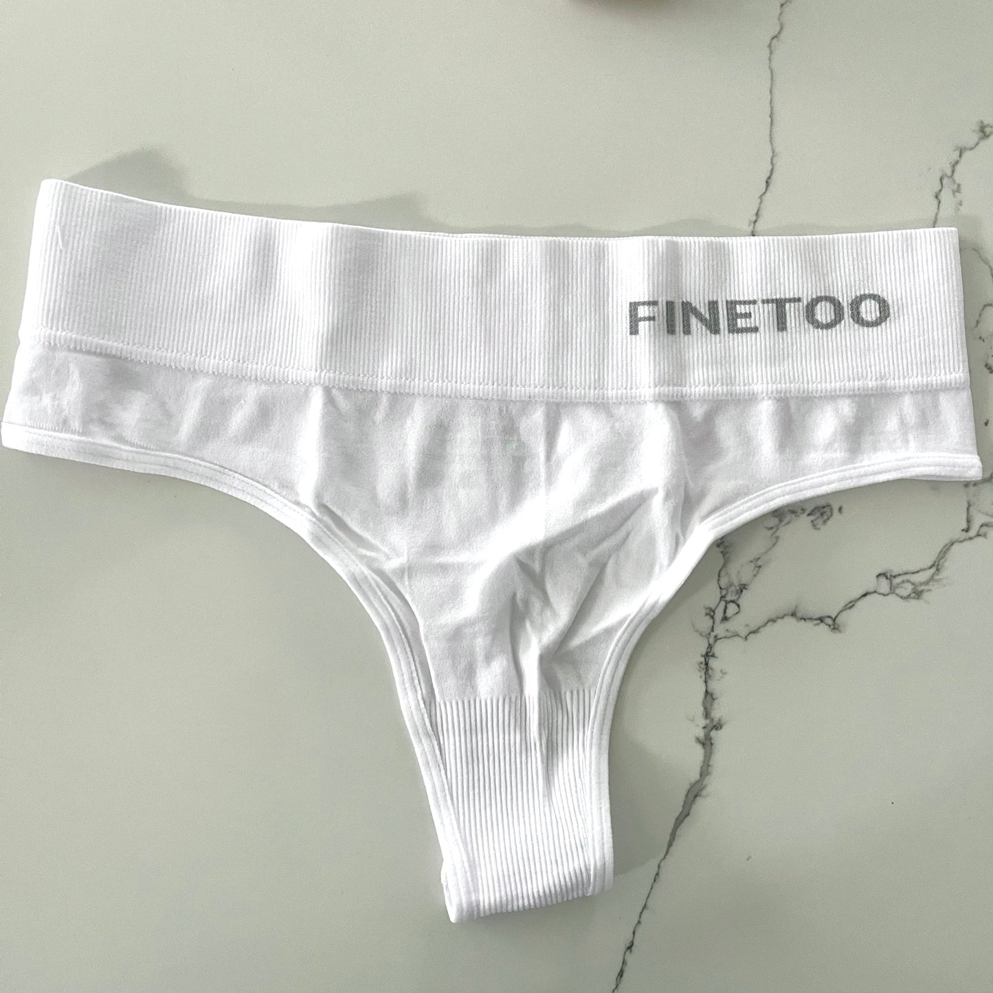 FINETOO Tangas de cintura alta super strech