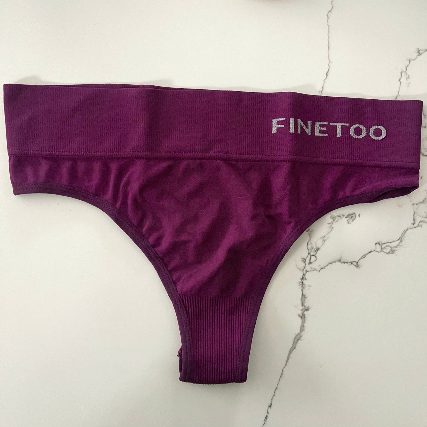 FINETOO Tangas de cintura alta super strech