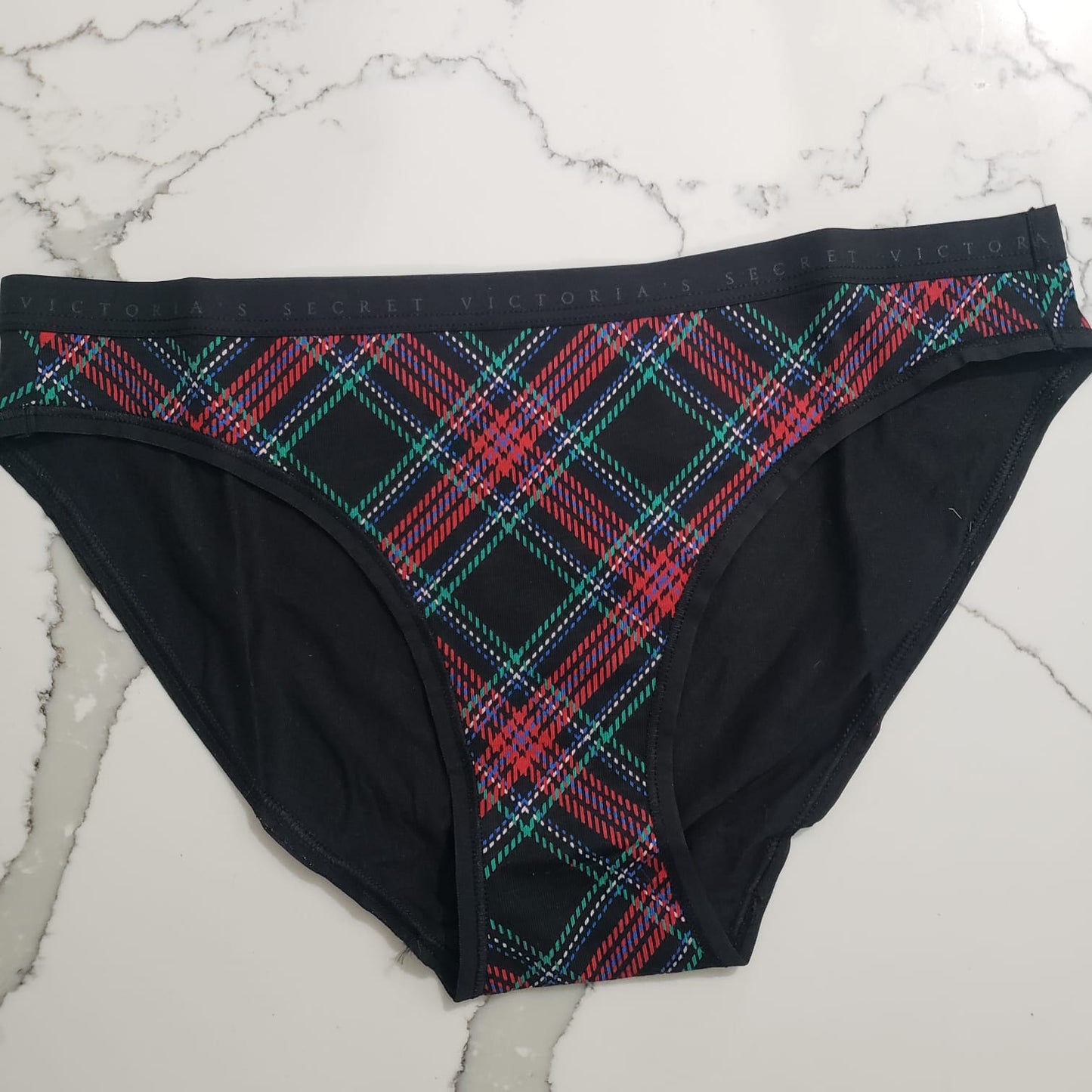 Bragas estilo bikini de algodón con cintura elástica navideñas Victoria's Secret