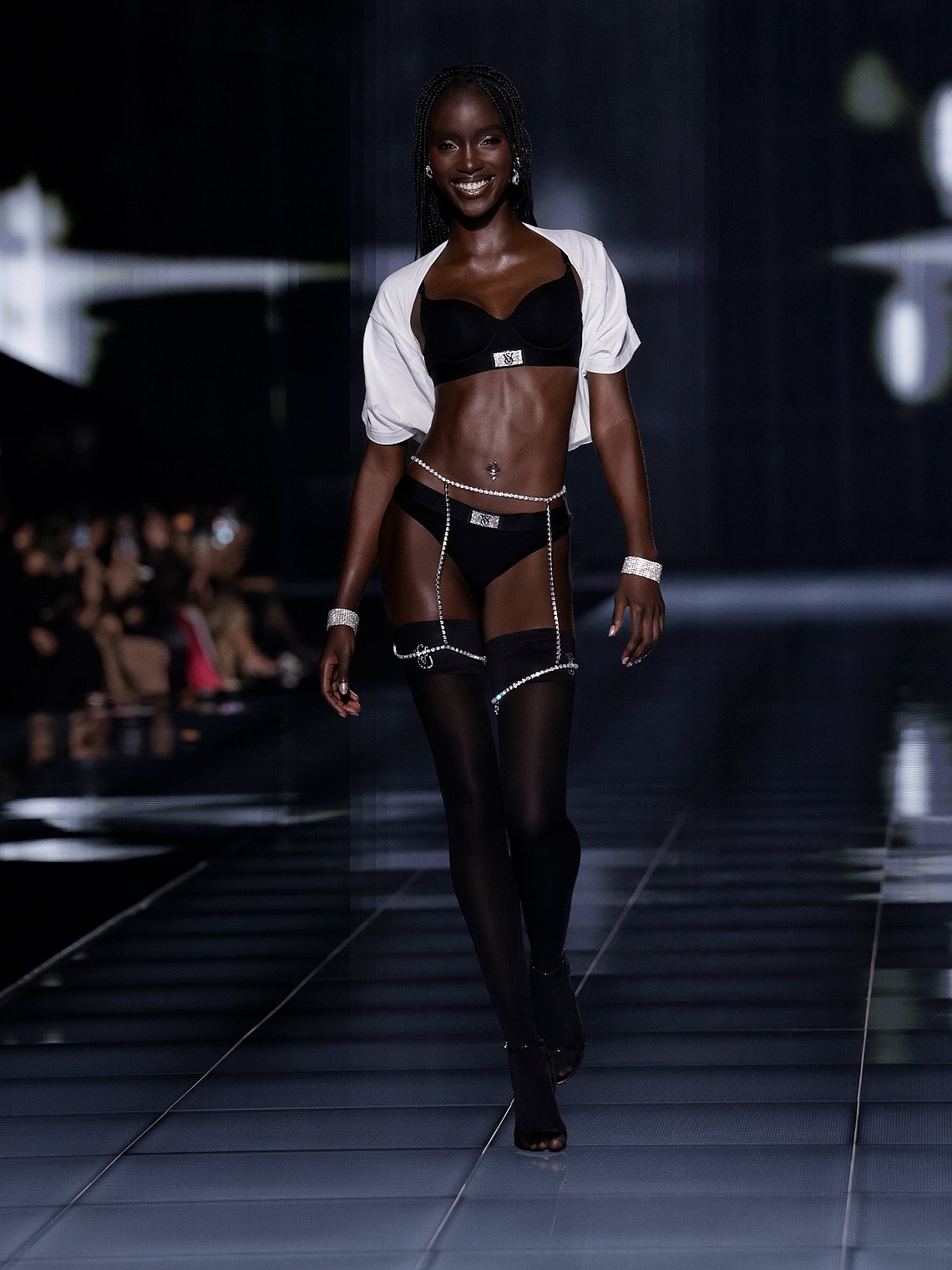 Tanga de algodón clásica de cintura elástica con parche brillante by Victoria's Secret