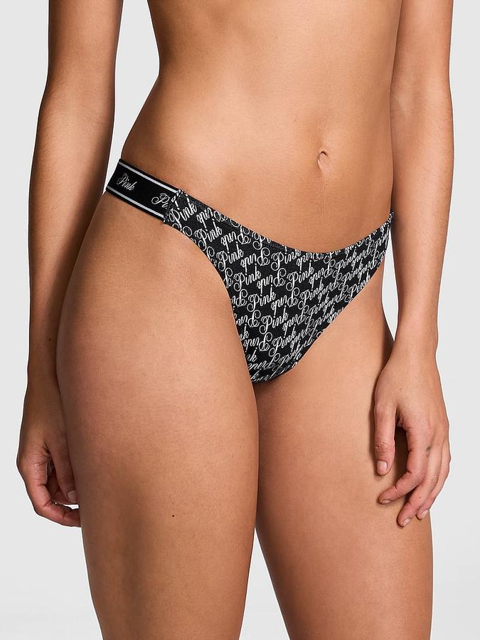 Tangas de Algodón con Logo de Pink by Victoria's Secret