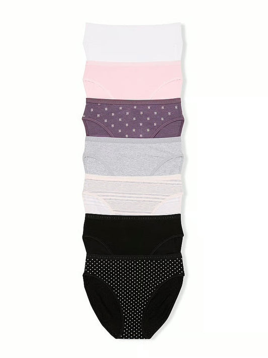 Panty de algodón estilo bikini pierna alta by Victoria's Secret - Talla XL