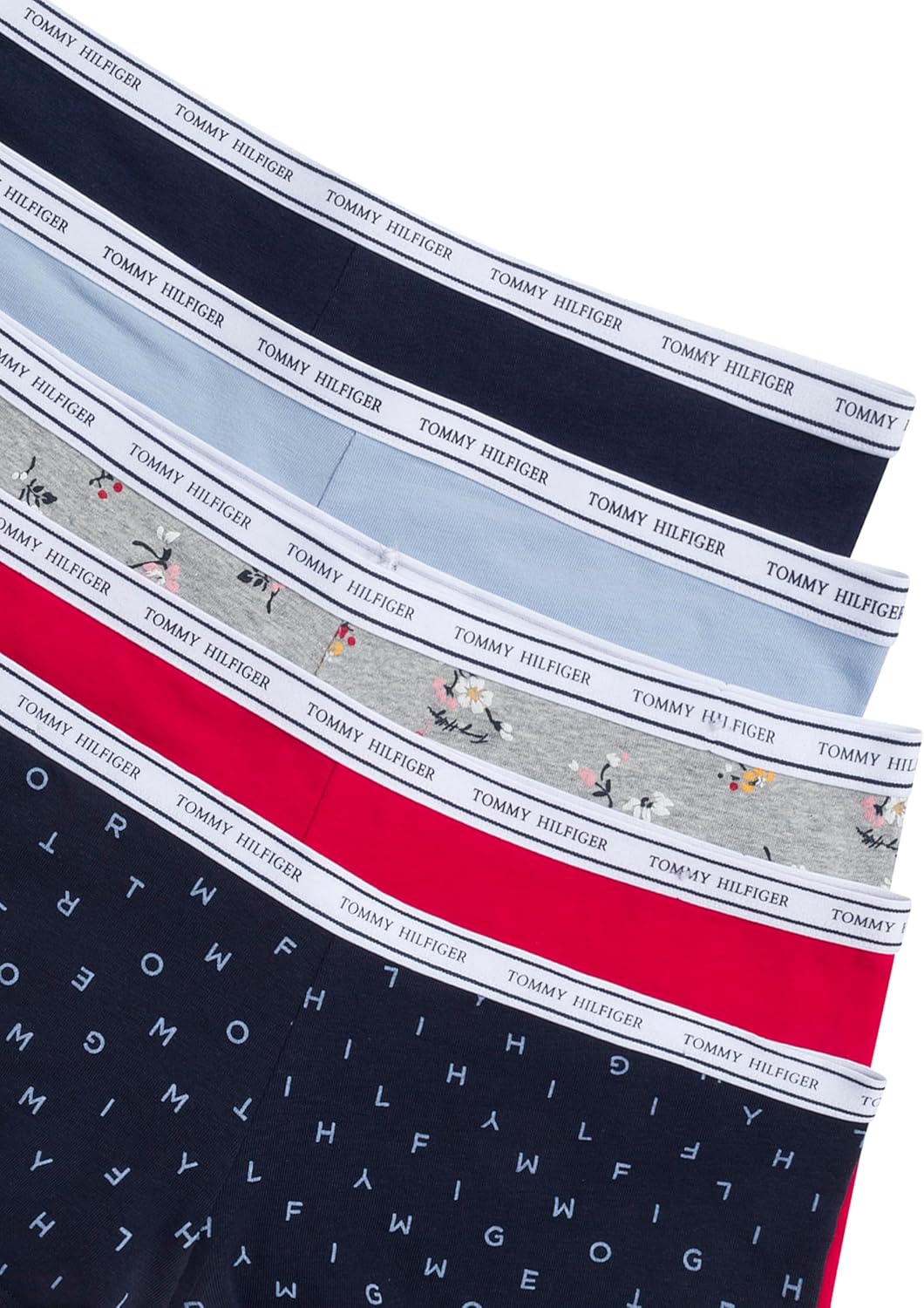 Tommy Hilfiger - Bragas de algodón estilo boxer corto para mujer