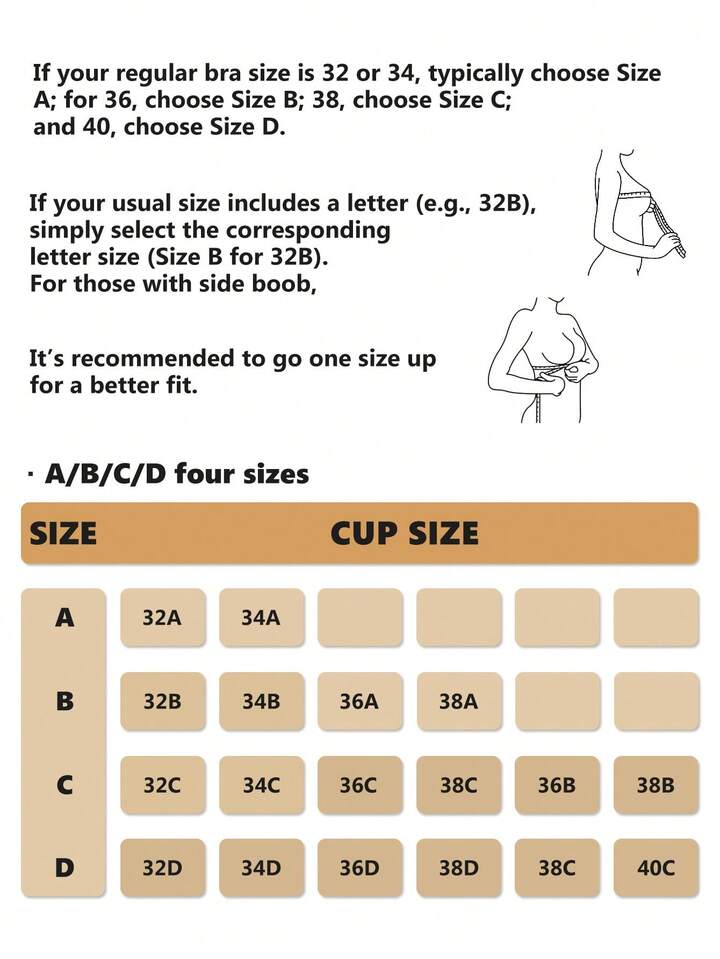 Sujetador Adhesivo Strapless de silicon by Yiyang