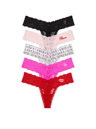 Tanga Lacie pack de 5 San valentín Victoria's Secret