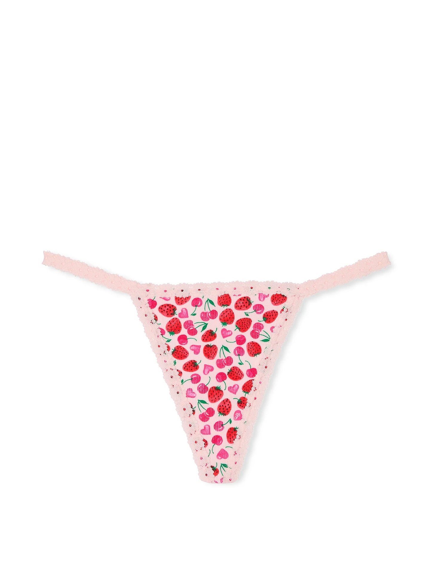 Hilos Mixtos de Algodón con Encaje by Pink - Victoria's Secret