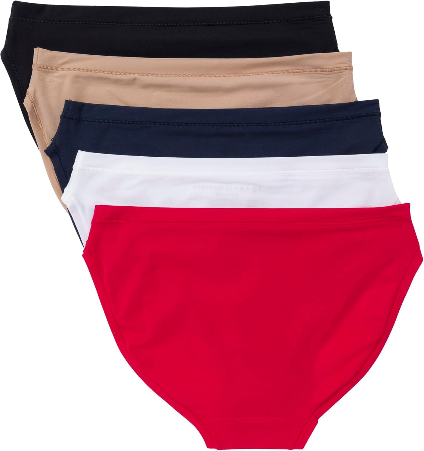 Tommy Hilfiger Panty de algodón suave pierna alta tipo bikini