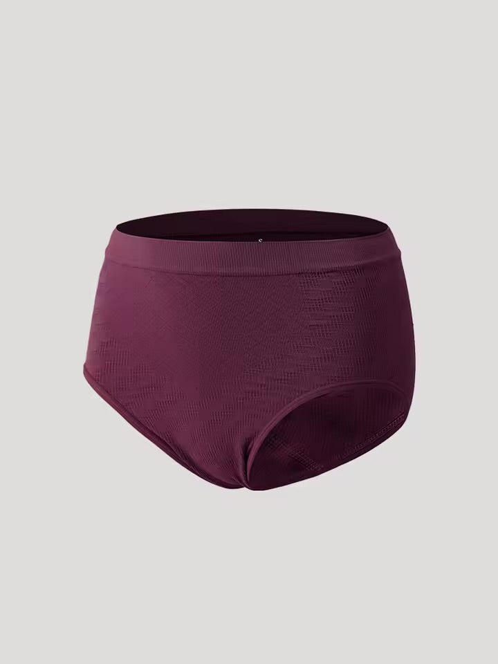 FINETOO Paquete de 5 bragas estilo bikini con cintura alta y cobertura total