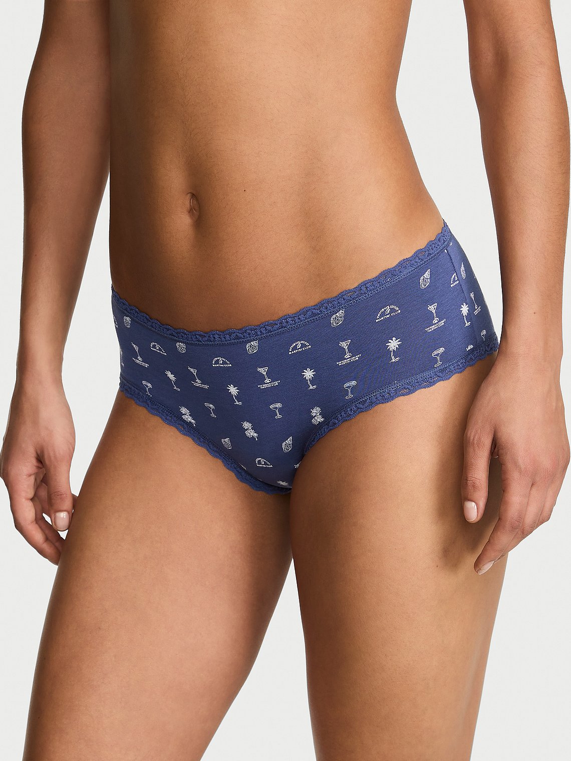 Cheeky de algodón suave con ribete de encaje - Victoria's Secret