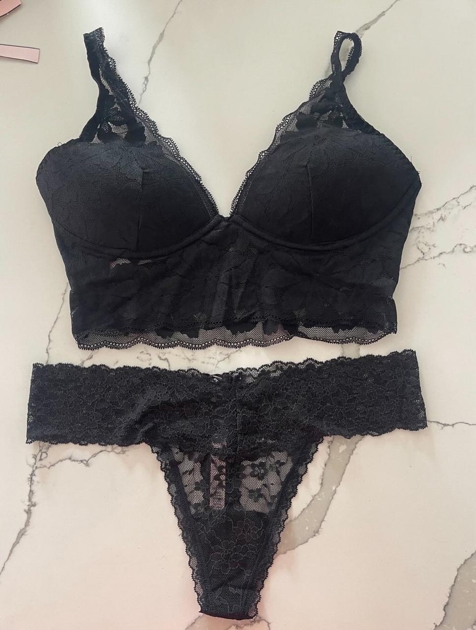 Bralette de encaje fino con forro lijero Pink, Victoria´s Secret