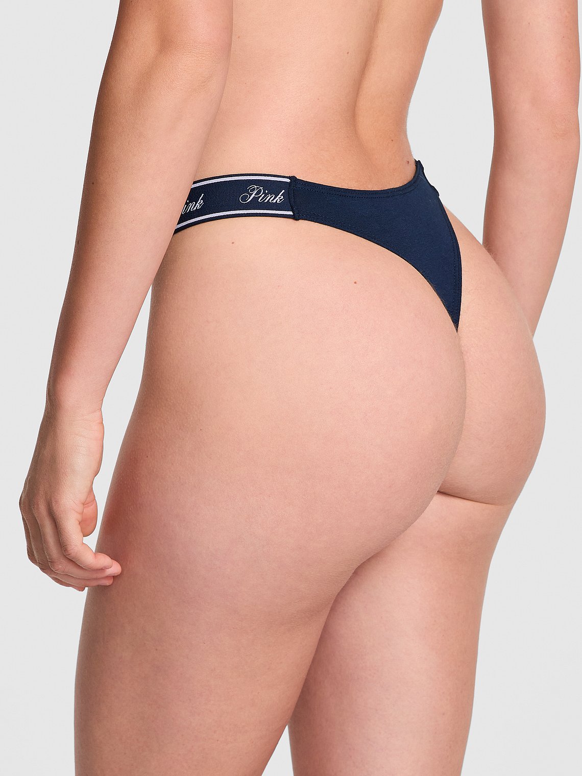 Tangas de Algodón con Logo de Pink by Victoria's Secret