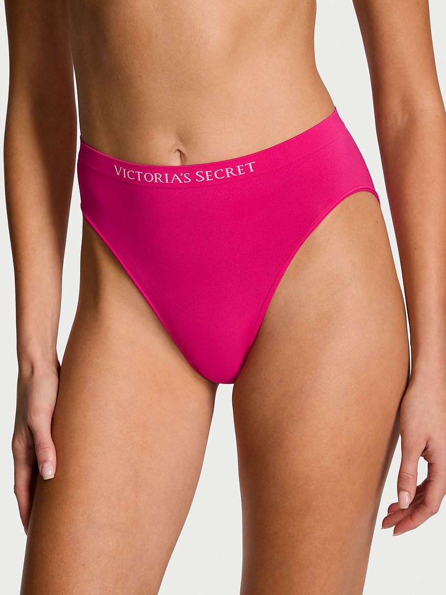 Panty de microfibra elástica suave, pierna alta,  tipo bikini by Victoria's Secret