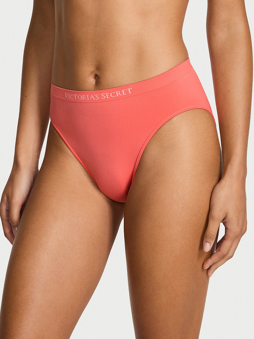 Panty de microfibra elástica suave, pierna alta,  tipo bikini by Victoria's Secret