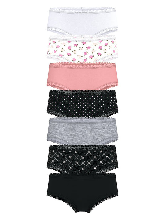 Cheeky de algodón con ribete de encaje Victoria's Secret