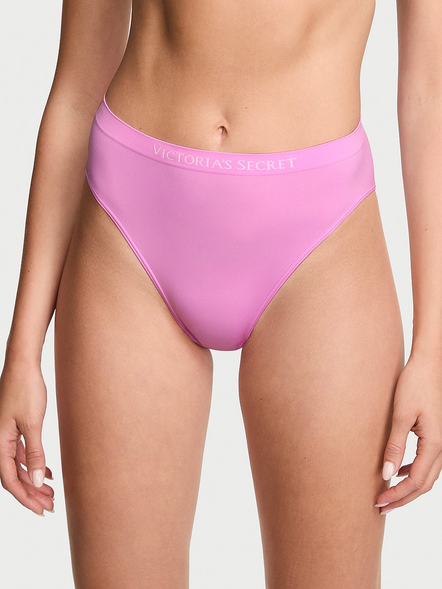 Panty de microfibra elástica suave, pierna alta,  tipo bikini by Victoria's Secret