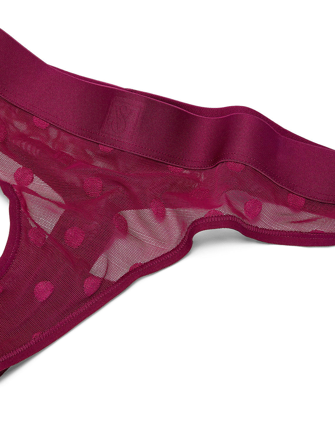 Tanga de algodón clásica de cintura elástica con parche brillante by Victoria's Secret