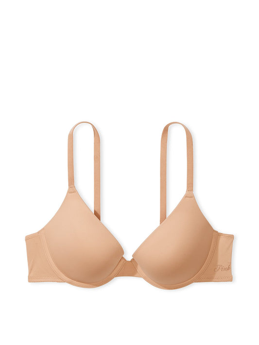 Brasier Push up de algodón de colores sólidos Pink - Victoria's Secret