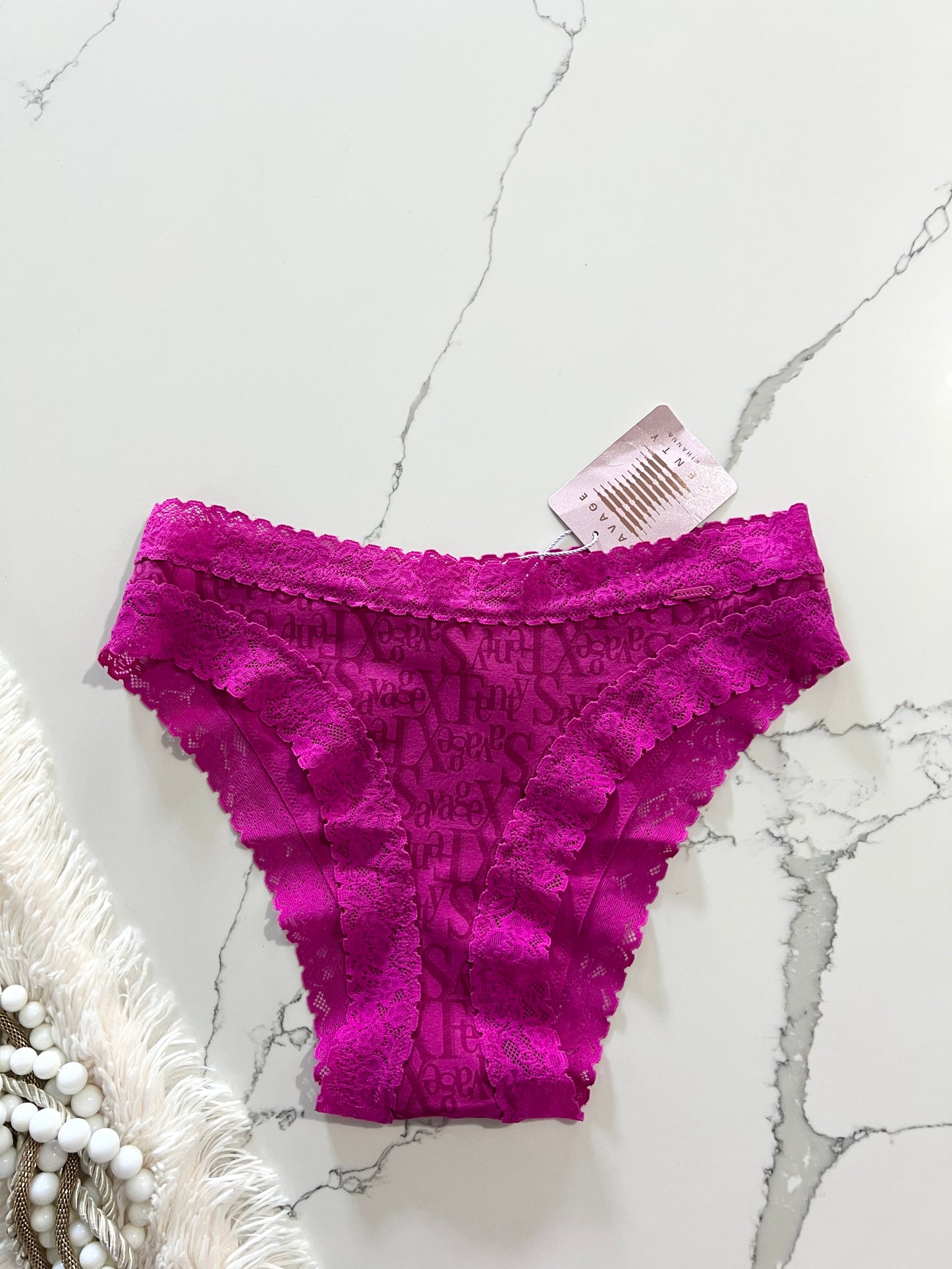 Cheeky de Algodón con Ribete de Encaje - Savage X Fenty