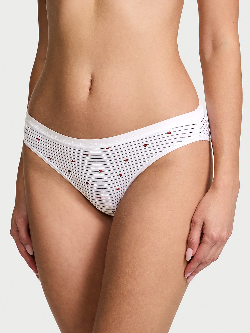 Panty de algodón estilo bikini pierna alta Victoria's Secret